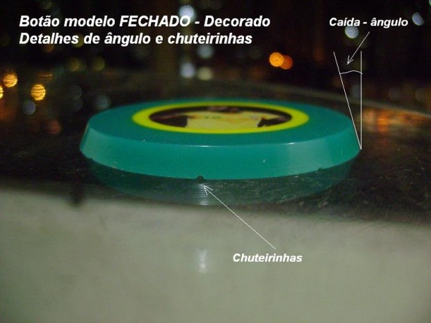 Botão Fechado decorado