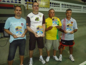 Flávio 3º colocado´Éder Campeão- Hulk Vice Campeão - Marcellus 4º Colocado